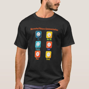 Camiseta Comunicación De Imágenes No Verbales Autismo Aba S