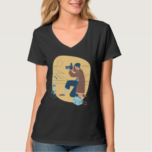 Camiseta Comunidad de fotografía de archivo de fotógrafa