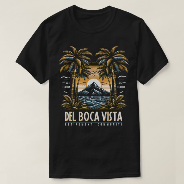 Camiseta Comunidad de Jubilación Del Boca Vista Florida 1 (Diseño del anverso)