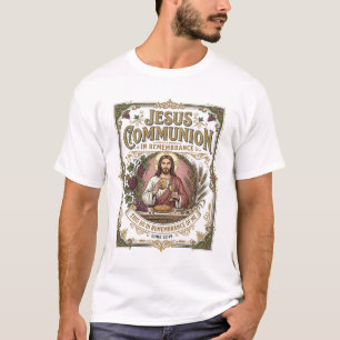 Camiseta Comunión de Jesús Comunión de Jesús Fe Cristiana V