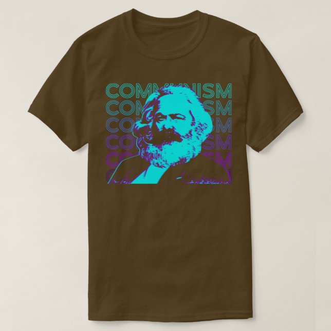 Camiseta Comunismo Karl Marx Marxismo Socialismo comunista  (Diseño del anverso)