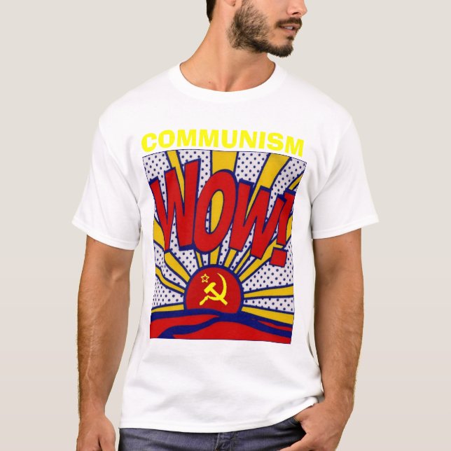 Camiseta ¡Comunismo wow! (Anverso)