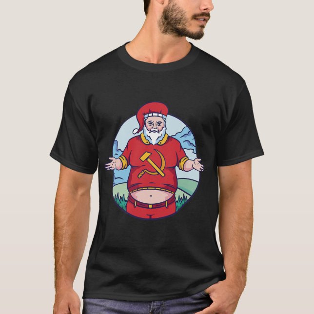 Camiseta Comunistas comunistas de Santa Navidades  (Anverso)