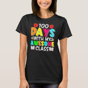 Camiseta Con 100 días de mi increíble clase 100 días