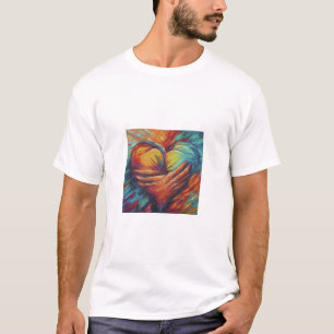 Camiseta con "Abrazos cardíacos"