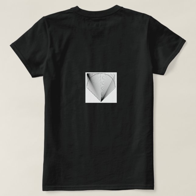 camiseta con adorno (Reverso del diseño)