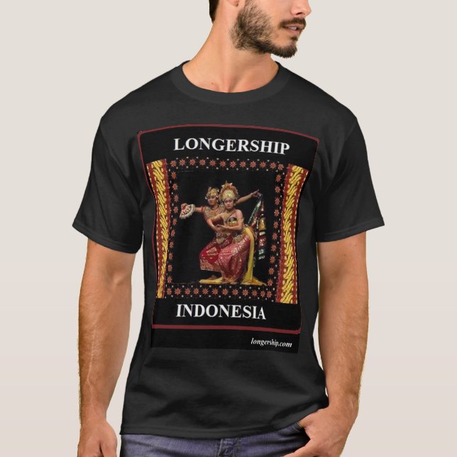 Camiseta con adorno indonesio (Anverso)