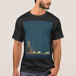 Camiseta con aire de noche de invierno
