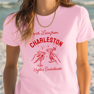 Camiseta Con amor de la Personalizado Bachelorette