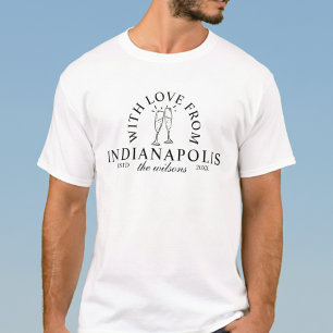 Camiseta Con Amor De Wedding Merch Station