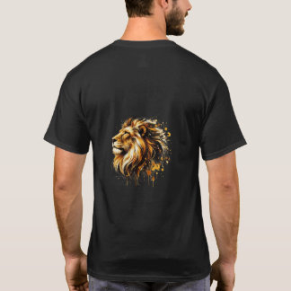 Camiseta con animales efecto pintura 