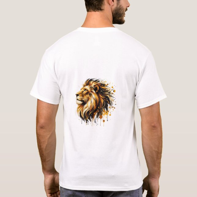Camiseta con animales efecto pintura  (Reverso)