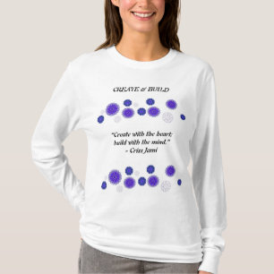 CAMISETA CON ARTE CREATIVO DE FLORES