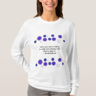CAMISETA CON ARTE CREATIVO DE FLORES
