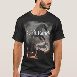 Camiseta con arte de cubierta de botas sombrero y