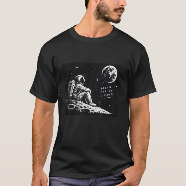 Camiseta con astronauta  (Anverso)