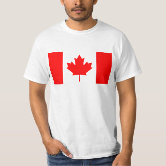 Camiseta con bandera canadiense