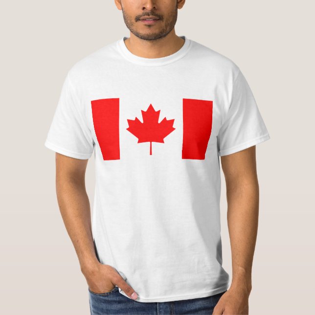 Camiseta con bandera canadiense (Anverso)