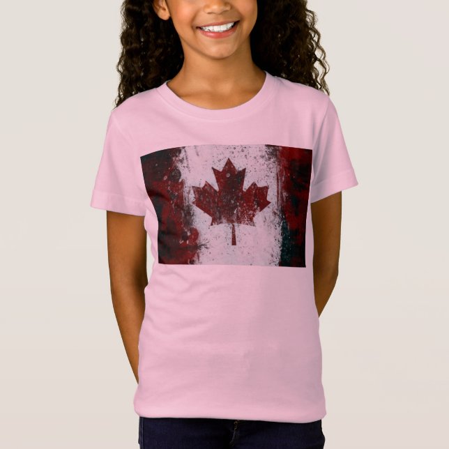 Camiseta con bandera canadiense (Anverso)