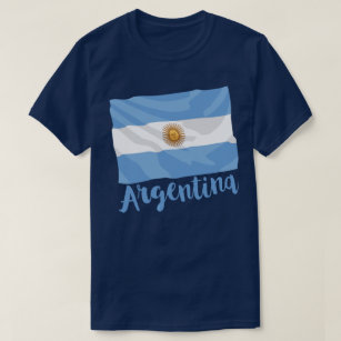 Camiseta con bandera de Argentina