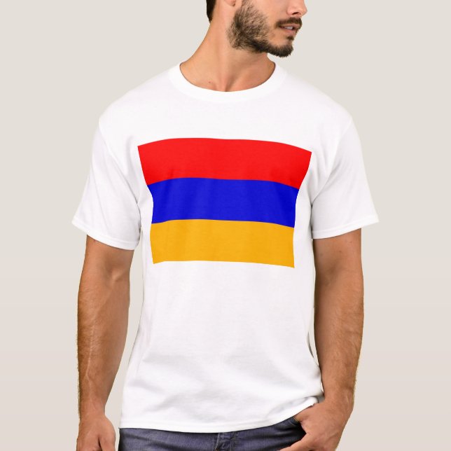 Camiseta con bandera de Armenia (Anverso)