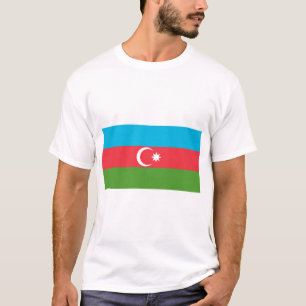 Camiseta con bandera de Azerbaiyán