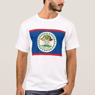 Camiseta con bandera de Belice