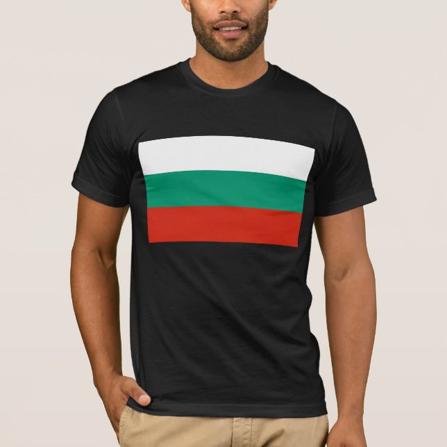 Camiseta con bandera de Bulgaria (Anverso)