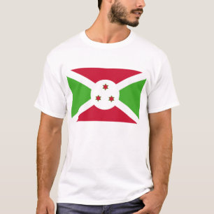 Camiseta con bandera de Burundi