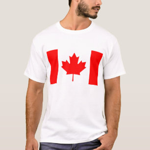 Camiseta con bandera de Canadá