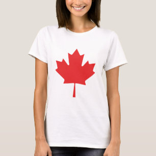 Camiseta con bandera de Canadá - Diseño de Pegatin