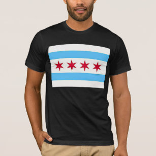 Camiseta con bandera de Chicago, Estados Unidos