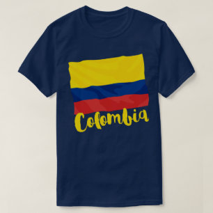 Camiseta con bandera de Colombia