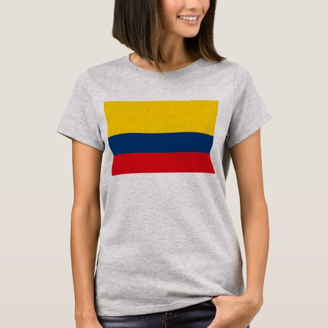 Camiseta con bandera de Colombia (Anverso)