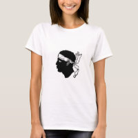 Camiseta con bandera de Córcega, Francia