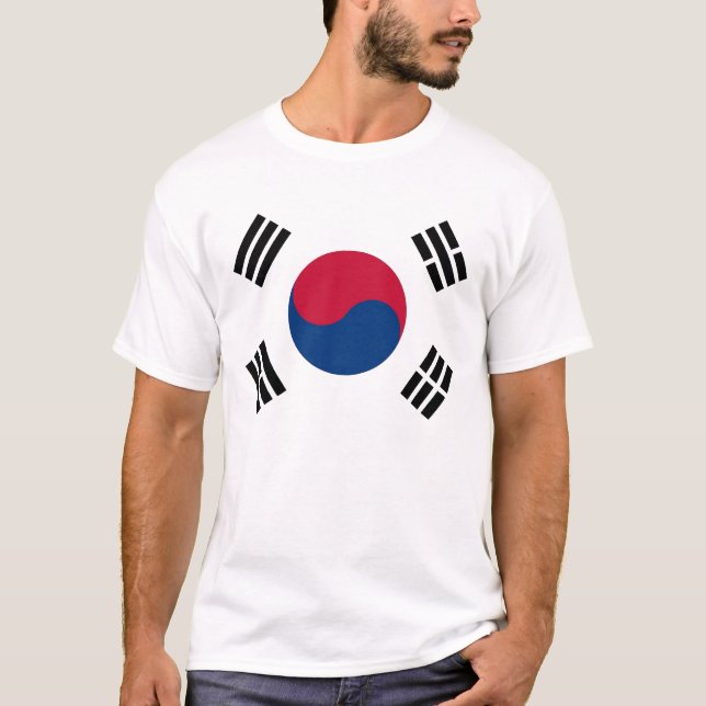 Camiseta con bandera de Corea del Sur (Anverso)