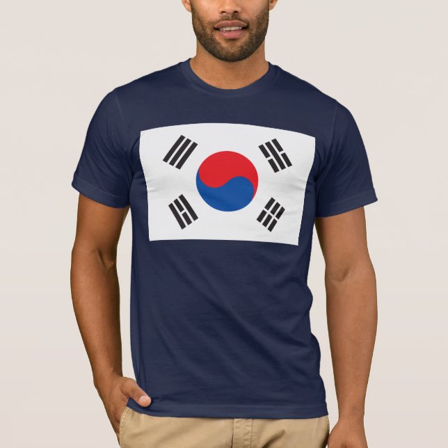 Camiseta con bandera de Corea del Sur (Anverso)