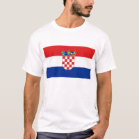 Camiseta con bandera de Croacia
