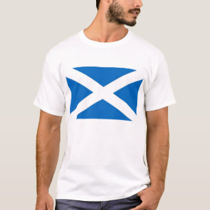 Camiseta con bandera de Escocia.