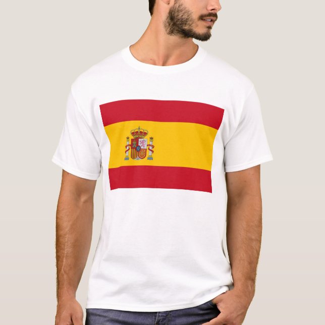 Camiseta con bandera de España (Anverso)