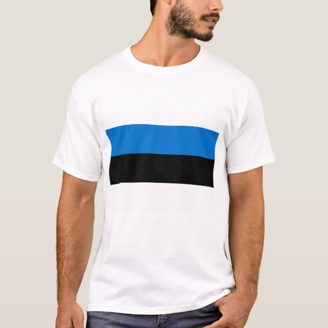 Camiseta con bandera de Estonia (Anverso)