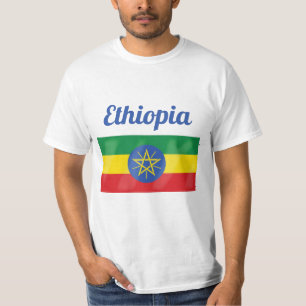 Camiseta con bandera de Etiopía