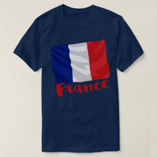 Camiseta con bandera de Francia