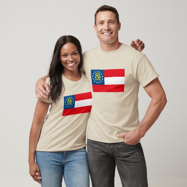 Camiseta con bandera de Georgia (Unisexo)