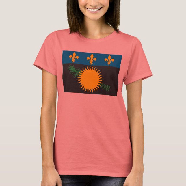 Camiseta con bandera de Guadalupe (Anverso)