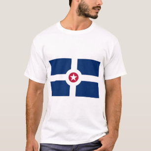 Camiseta con bandera de Indianápolis, Estados Unid