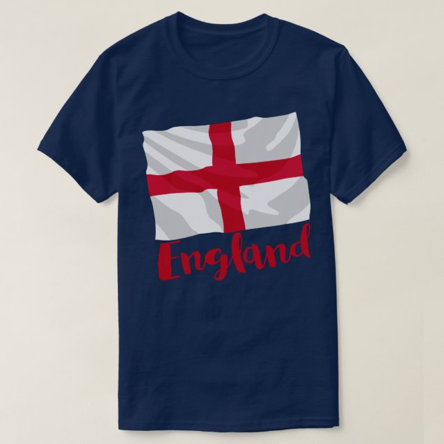 Camiseta con bandera de Inglaterra (Diseño del anverso)