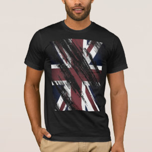 Camiseta con bandera de Inglaterra antigua
