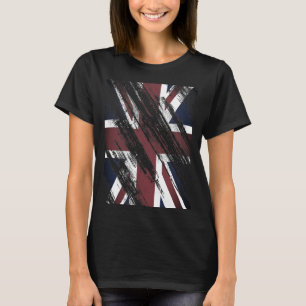 Camiseta con bandera de Inglaterra antigua