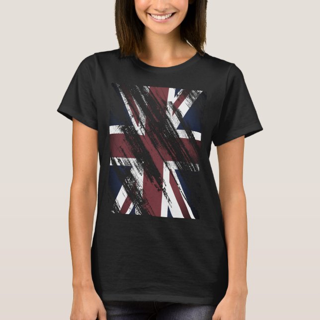 Camiseta con bandera de Inglaterra antigua (Anverso)